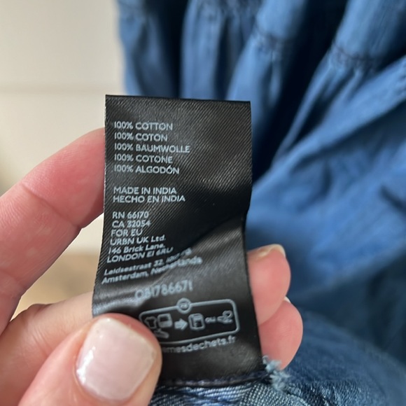 NWOT Anthropologie Pilcro denim dress in size medium. - Picture 5 of 5